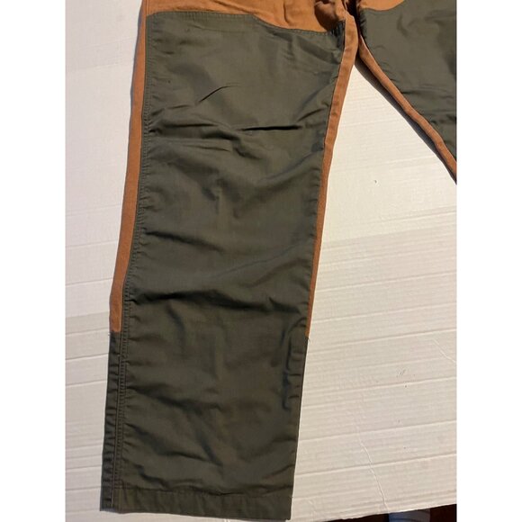 Vintage Browning Mens Canvas Brush Guard Hunting Pants 40/32 Brown/Green USA - Picture 5 of 12